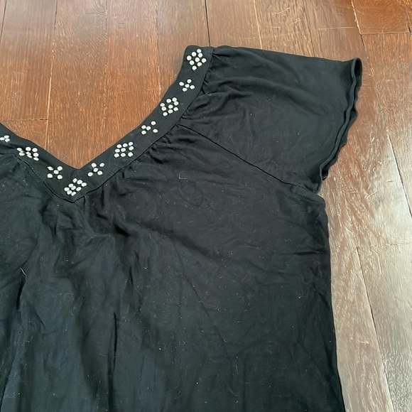 Women's INC V-Neck Cap Sleeve Top Large - Picture 11 of 13